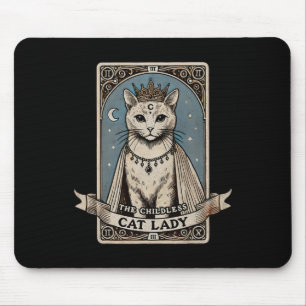Card Shirt Kinderlose Katze Lady Shirt wählen Kama Mousepad