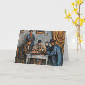Card Spieler Paul Cezanne Malerische Kunst Karte (Gelbe Blume)