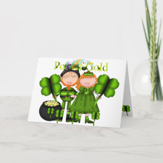 Card-St.Patrick's Day , eigene Worte hinzufügen Karte