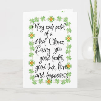 Card-St. Patricks Day Karte