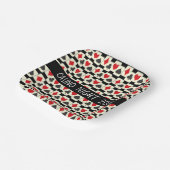 Card Suites Muster Custom Pappteller (Gewinkelt)