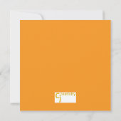 Card Sunset Birthday Karte (Rückseite)