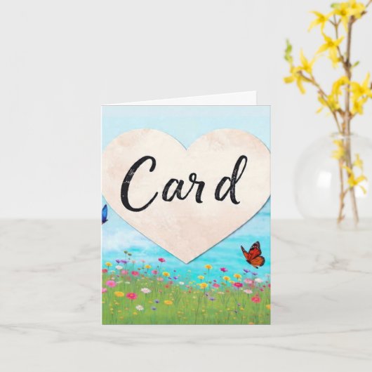 CARD, the last card you'll ever buy! Karte (Gelbe Blume)