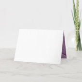 Card Verlobung Pink Mauve Diamond Jewel Einladung (Rückseite)