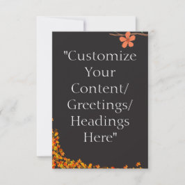 Card Vorlagen/ Grußvorlage - Personalisieren Sie e Dankeskarte