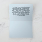 Card —Zitat in Büchern Karte (Innenseite)