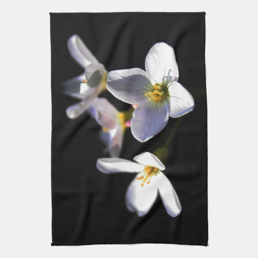 Cardamine Pratensis Blume kta Geschirrtuch (Vertikal)