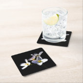 Cardamine Pratensis Blume Küstenercna Rechteckiger Pappuntersetzer (Vor Ort)