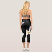 Cardamine Pratensis Blume lecapa Capri Leggings (Rückseite)