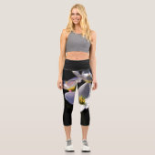 Cardamine Pratensis Blume lecapca Capri Leggings (Vorderseite)