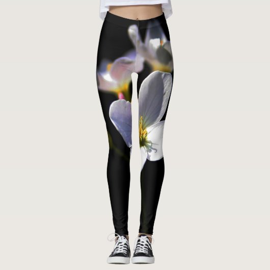 Cardamine Pratensis Blume lecnm Leggings (Vorderseite)