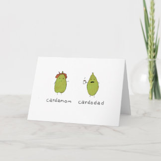 CardaMOM- und CardaDAD-Familienkarte 7x5 Karte