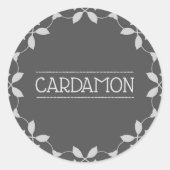 Cardamon Spice Jar Stickers (Vorderseite)