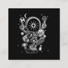 Cardano Coin-Crypto Astronaut Begleitkarte