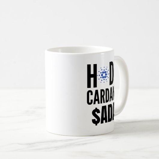 Cardano Hodl - Kaffeetasse (VorderseiteRechts)