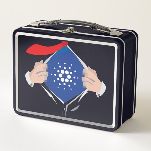 Cardano Superhero Image Lunchbox (Vorderseite)