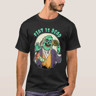 Cardano Zombie Ben Franklin Drops Fiat für Cryptoc T-Shirt