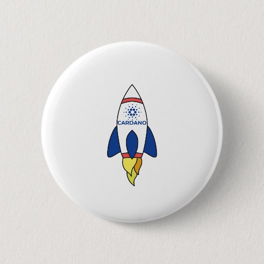 Cardano zur Mondrakete Button (Vorderseite)
