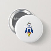 Cardano zur Mondrakete Button (Vorne & Hinten)