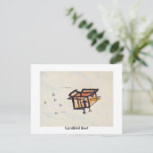 CardBird-Box! Postkarte (Stehend Vorderseite)
