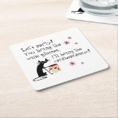 Cardboardeaux für Box Weinkultur und Erde Rechteckiger Pappuntersetzer (angewinkelt)