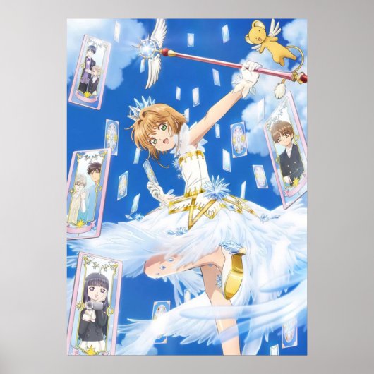 Cardcaptor Sakura in Blau Poster (Vorne)