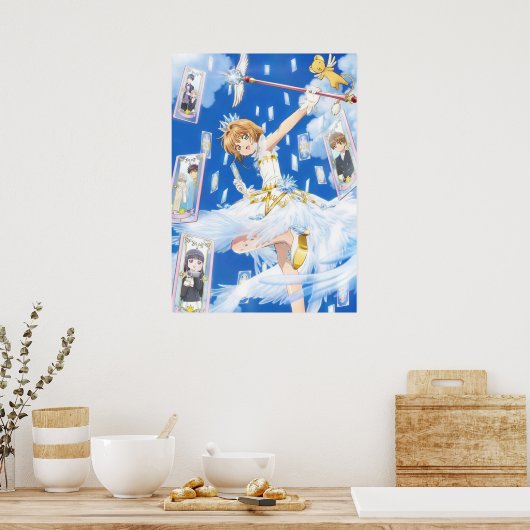 Cardcaptor Sakura in Blau Poster (Küche)