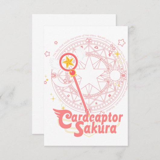 Cardcaptor sakura, sakura, anime, arm, sakura k einladung (Vorne/Hinten)