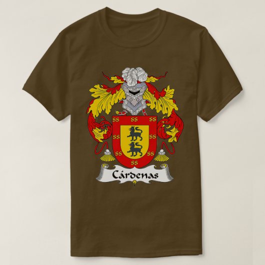 Cardenas Coat of Arms Familienwappen T-Shirt (Design vorne)