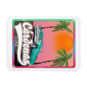 Cárdenas Cuba Vintage Reiseplakat Magnet (Horizontal)