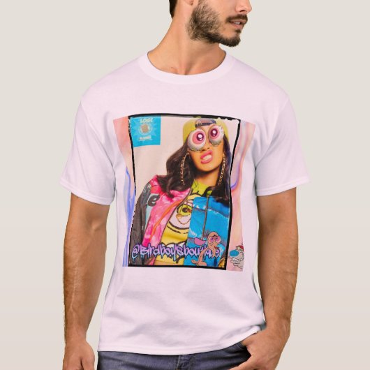 Cardi B durch Blammo die Hersteller des Klotzes T-Shirt (Vorderseite)