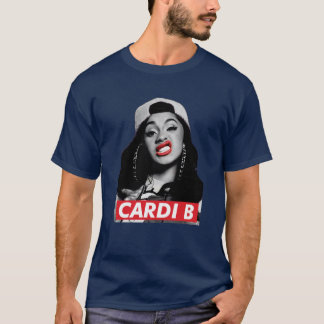 Cardi B Rapper Geschenk für Fans Mädchen T-Shirt