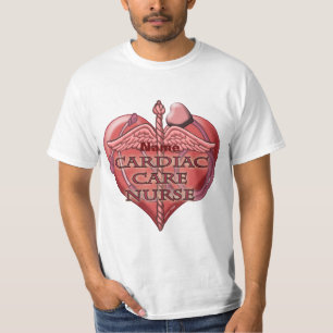 Cardiac Care Nurse Caduceus T-Shirt