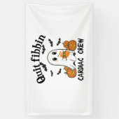 Cardiac Crew Funny Boo-Ghost Pumpkin Banner (Vertikal)