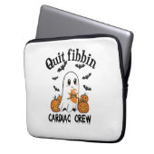Cardiac Crew Funny Boo-Ghost Pumpkin Laptopschutzhülle (Vorderseite Links)