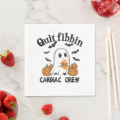Cardiac Crew Funny Boo-Ghost Pumpkin Serviette (Beispiel)