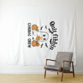 Cardiac Crew Funny Boo-Ghost Pumpkin Wandteppich (Beispiel (Horizontal))