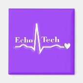 Cardiac Echo Tech Geschenke Magnet (Vorne)