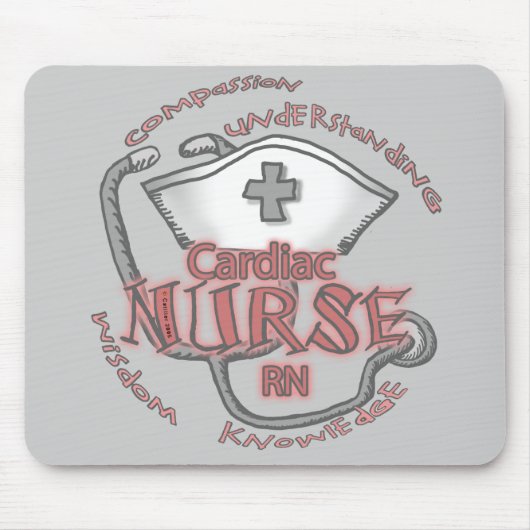 Cardiac Nurse Axiom Mouse Pad Mousepad (Vorne)