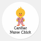 Cardiac Nurse Chick Stickers (Vorderseite)