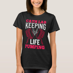 Cardiac Nurse Practitioner Cath Labrador Pflege Ca T-Shirt