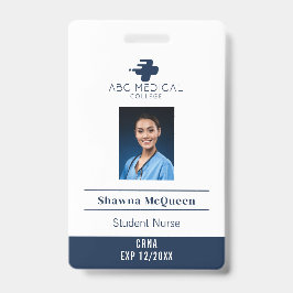 Cardiac Nurse Student Practitioner QR Code Foto Ausweis