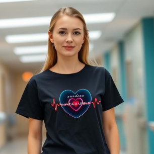 Cardiac Sonographin   Echo Tech   Herzschlag T-Shirt