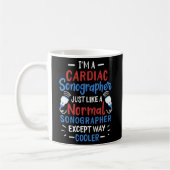 Cardiac Sonographin Echocardiograph Echo Tech Kaffeetasse (Links)