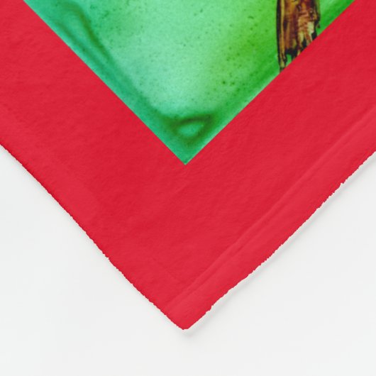 Cardianl im Baum Fleecedecke (Ecke)