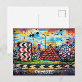 Cardiff-Ansichtskarte Postkarte (Vorne/Hinten)