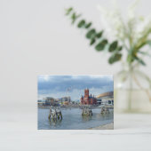 Cardiff Bay, Cardiff. Visitenkarte (Stehend Vorderseite)