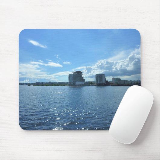 Cardiff Bay, Cardiff, Wales Mousepad (Mit Mouse)