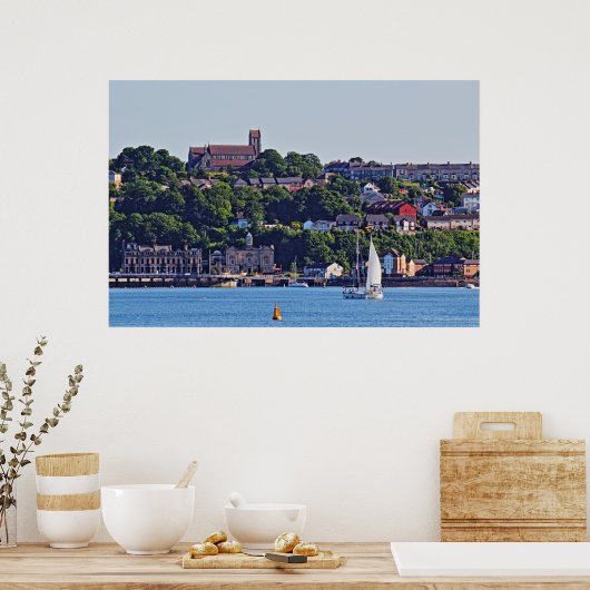 Cardiff Bay, Cardiff, Wales. Poster (Küche)