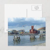 Cardiff Bay, Cardiff, Wales Postkarte (Vorne/Hinten)
